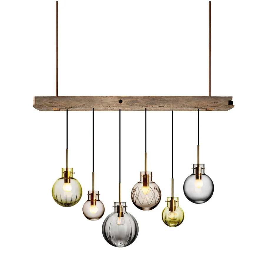 KRYSTALLKULE TAKLAMPE FJELLRO 6 STK