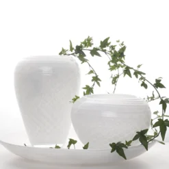 LOBELIA VASE 24,5 CM HVIT