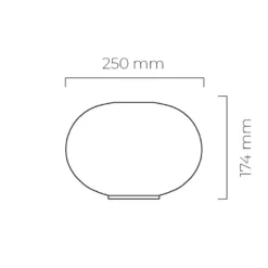 Taklampe Small 4169 Røkgrå