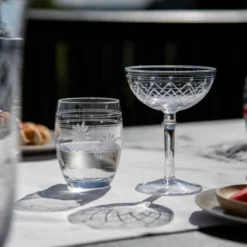 VICTORIA CHAMPAGNESKÅL RUTESLIP 25 CL 2PK